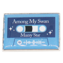 Among My Swan卡带美国另类摇滚乐队金属徽章翻领别针