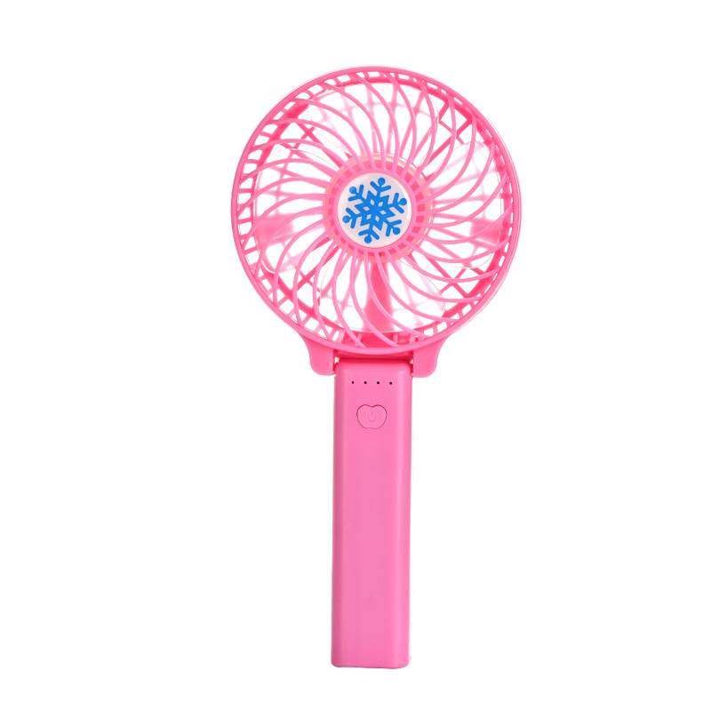 Ventilador plegable portátil transfronterizo de larga duración al aire libre portátil USB cargar silencioso pequeño ventilador portátil al por mayor