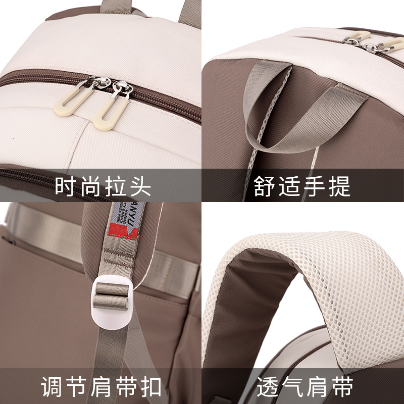 Nuevas mochilas de pescado natural de escuela secundaria secundaria estudiantes universitarios de alta capacidad mochila de alto valor de cara venta transfronteriza