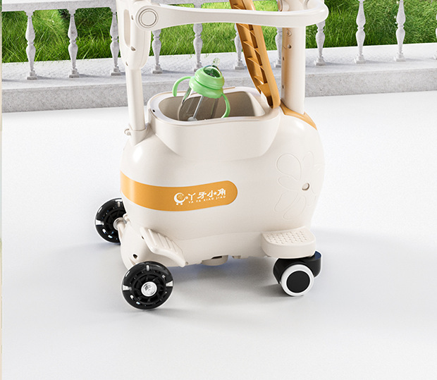 Electric car child seat can be implemented with music front battery car baby storage seat baby child walking baby