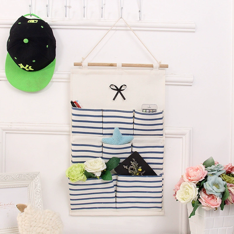 Новый декор для гостиной, восьмикарманный подвесной органайзер для спальни, креативная тканевая сумка для хранения, оптом в наличии