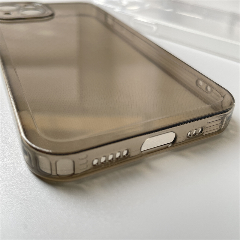 Angel Phone Stripe Anti-caduta Adatto per 14 Pro Cat Eye Groove Photo Frame Custodia Trasparente iPhone 13_voghion.com
