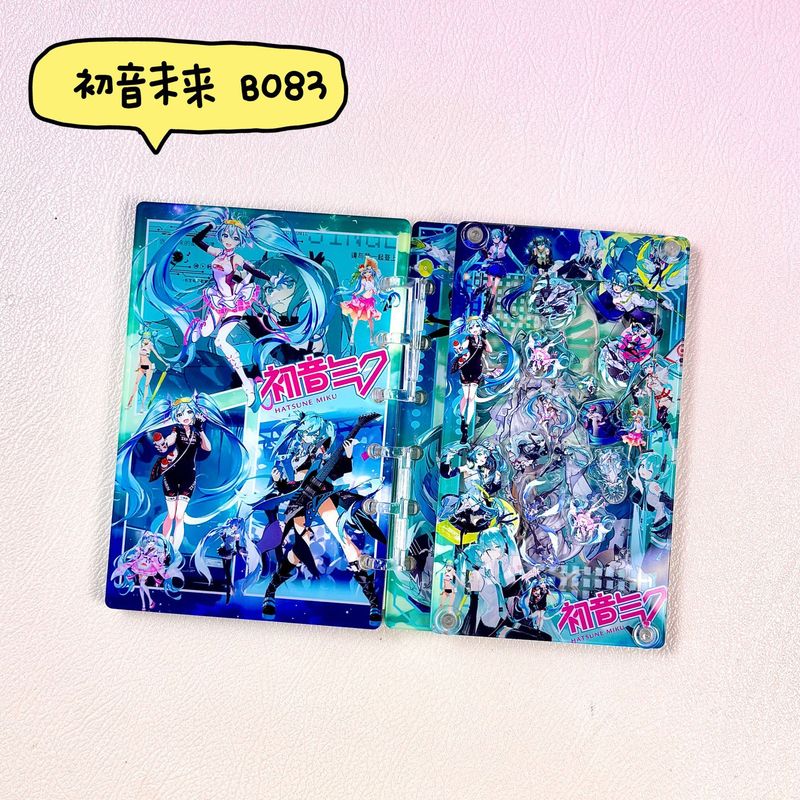 日本の漫画 A7 ルーズリーフノートブックかわいいガーリーハート高価値アニメ学生アクリル|undefined