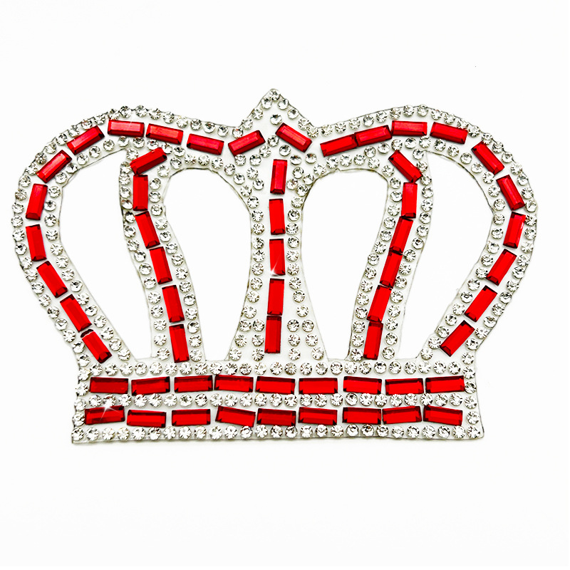 Joyas de diamante de corona accesorios de ropa parche autoadhesivo zapatos sombreros diamante de cristal DiDi joyas de decoración diamante