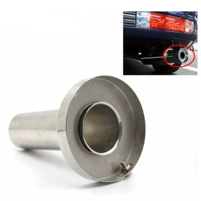 Cross-Border Automotive Universal Exhaust Pipe Silencer 304 Stainless Steel Tail Throat Muffler