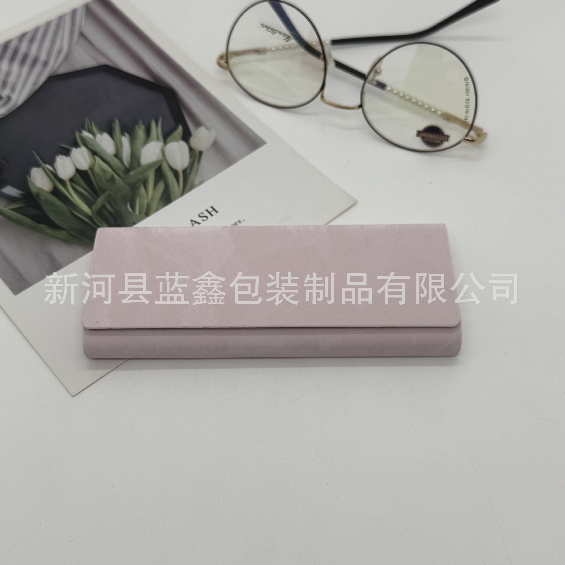 新しいメガネケース包装用クリップ、個性的な携帯用フレームメガネケース、近視メガネ収納ボックス、越境販売