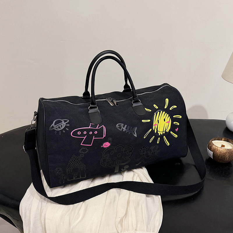 Capacious sports travel bag