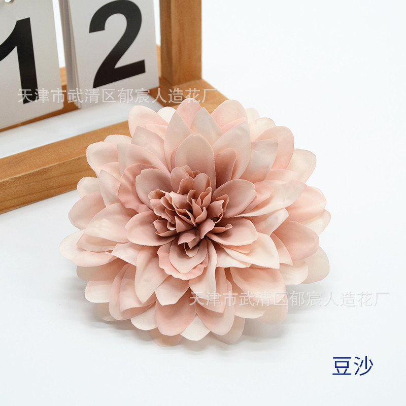 Pintura al óleo de flores de crisantemo simulación de flores de crisantemo de crisantemo DiDi sombrero sombrero de sol decoración flor caja de flores image 14