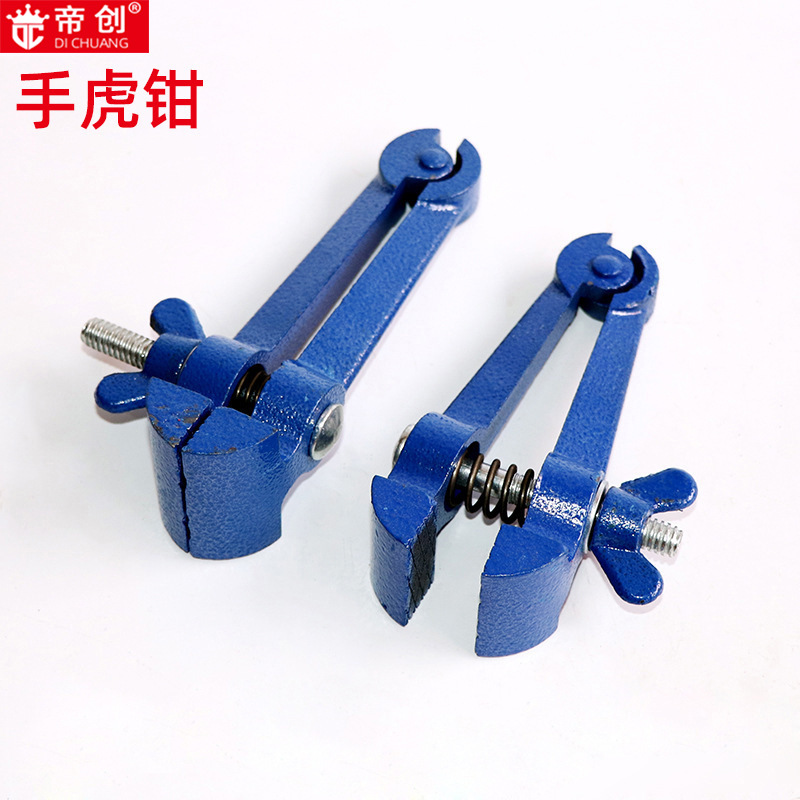 临沂厂家批发手虎钳40mm桌虎50mm台虎手动五金工具夹持紧固