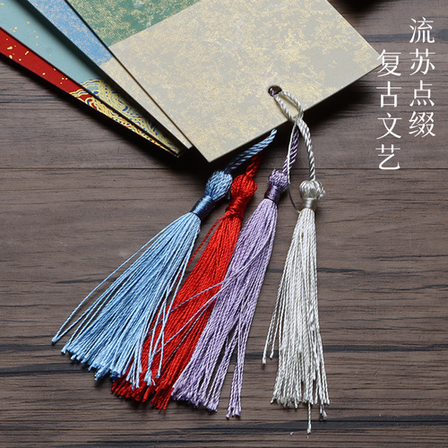 Bookmarks Classical Chinese style handmade primary school students' homemade bookmarks handwritten creations painting calligraphy blank batik bookmarks