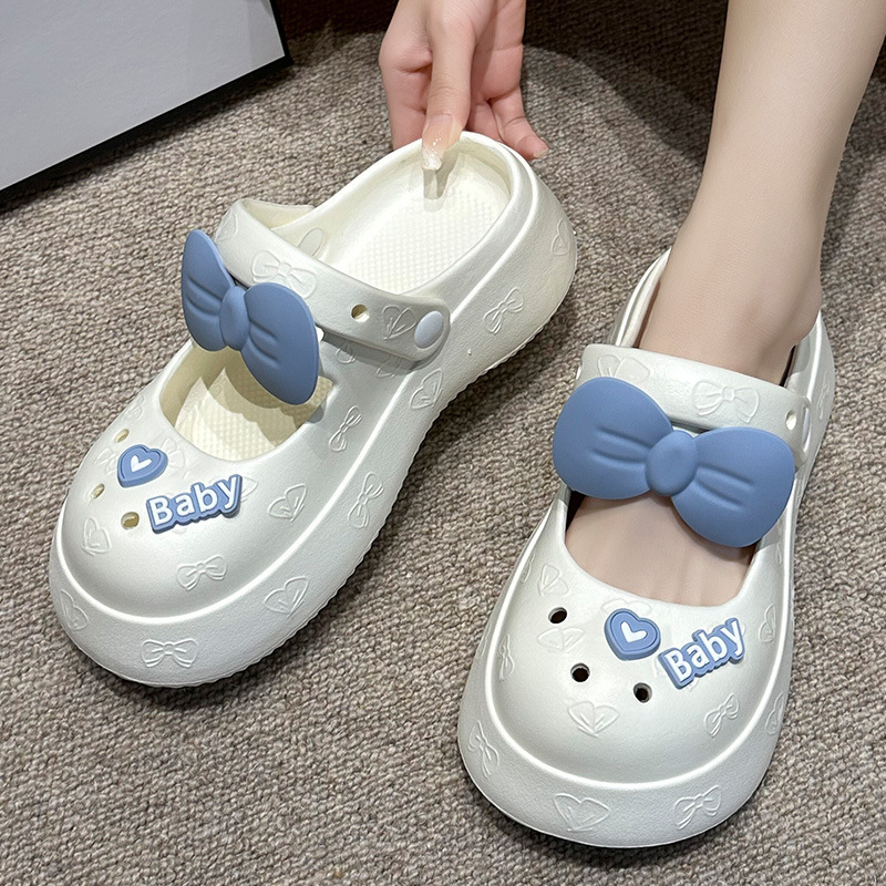 Hole Shoes Women Mary Jane Slippers Women Summer Slippers Women Home Shoes Home EVA Slippers Slippers Women Wholesale