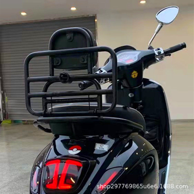 Suitable for Vespa Sprint Spring 150 rear rack, GTS300, GTV6 modified foldable backrest rack