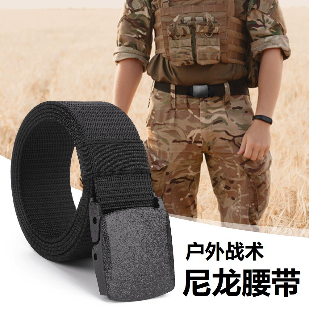 Легкий нейлоновый черный пояс Travel Tactical для пеших походов