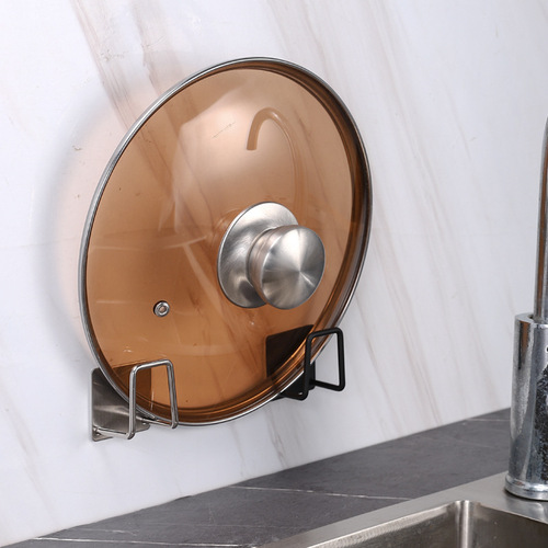 Stainless steel kitchenware sink holder, wire brush, scouring pad, spoon and spatula storage and draining rack, no drilling required