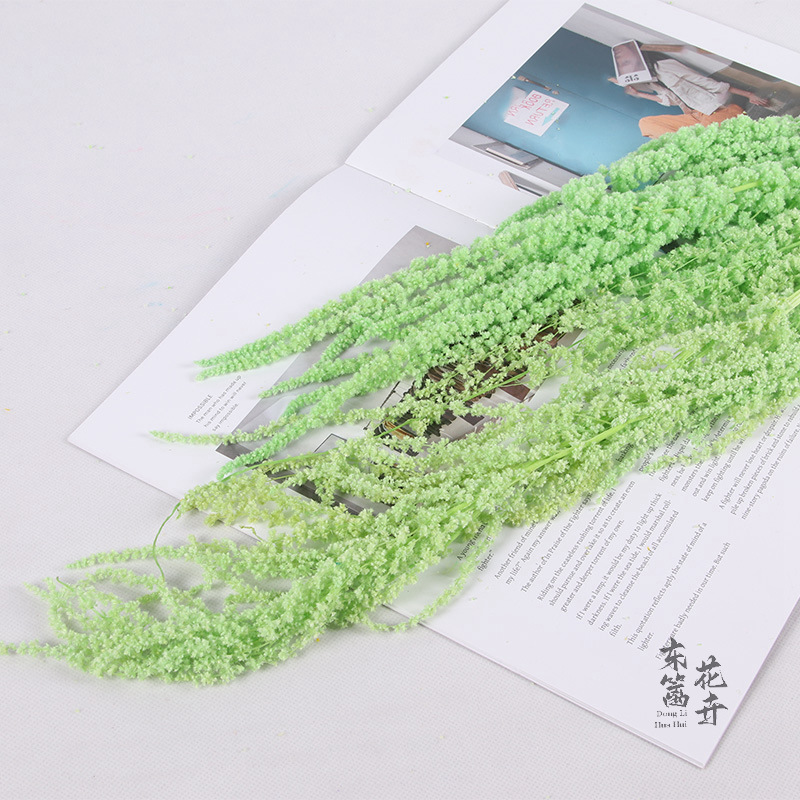 Arroz colgante de vida eterna, flores colgantes de Roulisi, flores reales, flores perpetuas, arreglos florales de boda, decoración de paredes, flores secas tridimensionales al por mayor