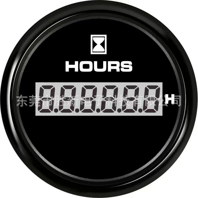 八色背光 防水IP 可调整设置时间 发动机组计时表 小时计 时间表
