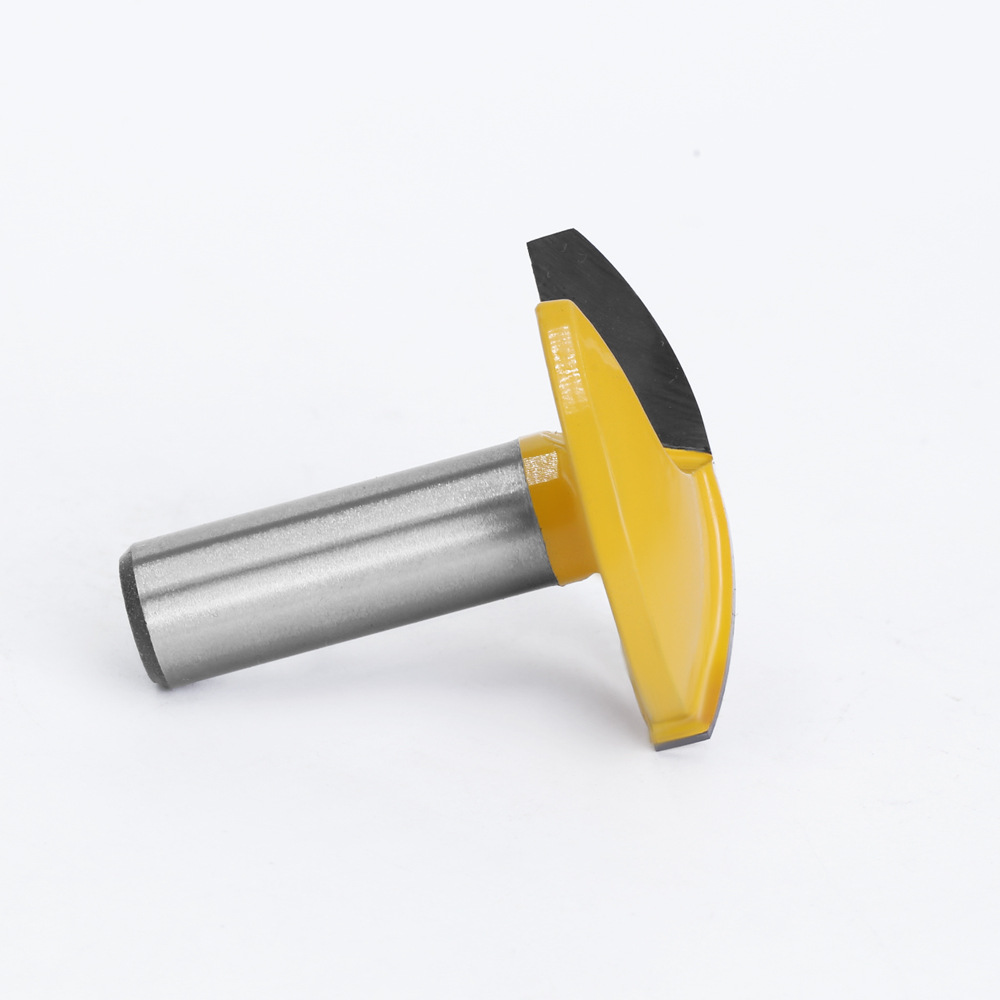 1/4 mango 8 mango 6mm cuchillo plano fino cuchillo de la placa del vientre arco inferior limpieza cuchillo carpintería fresado cortador redondo inferior cuchillo