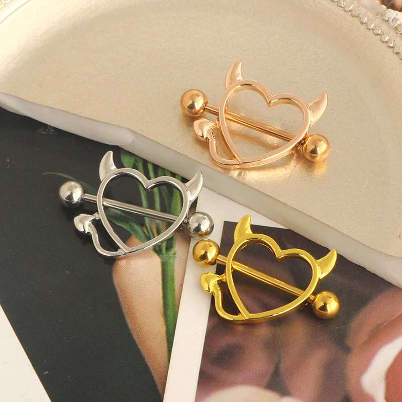 Labret piercing jewelry detail image
