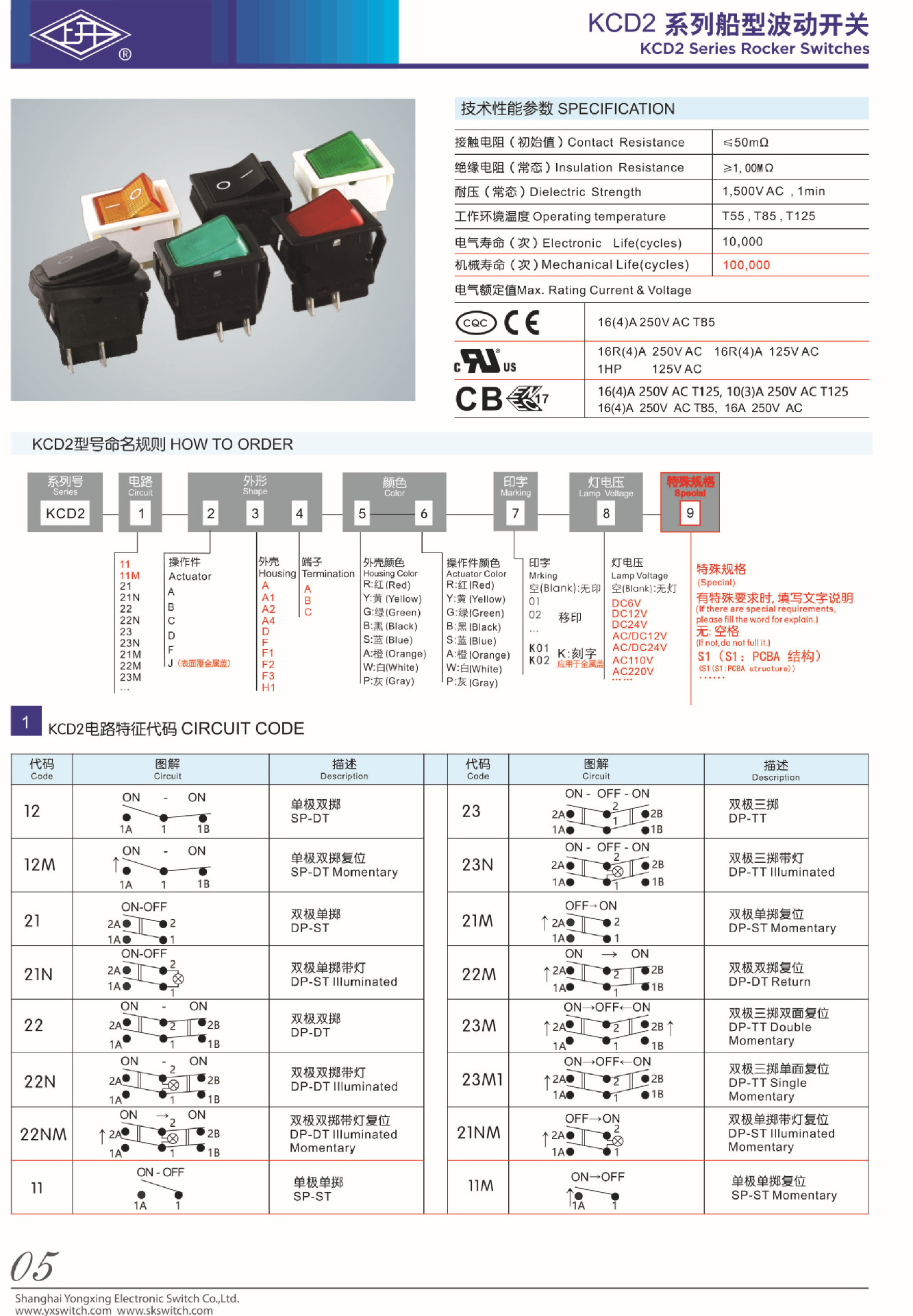 产品说明书-KCD2船型开关-1