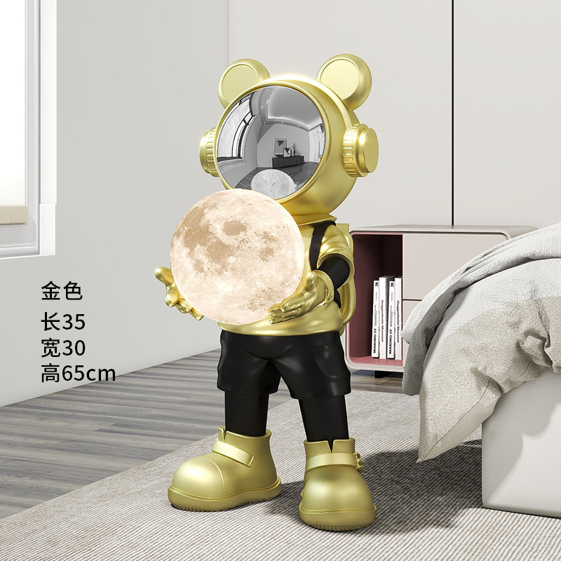 宇宙飛行士宇宙飛行士月球灯大型着地装飾品客間寝室ホテル会移転プレゼント