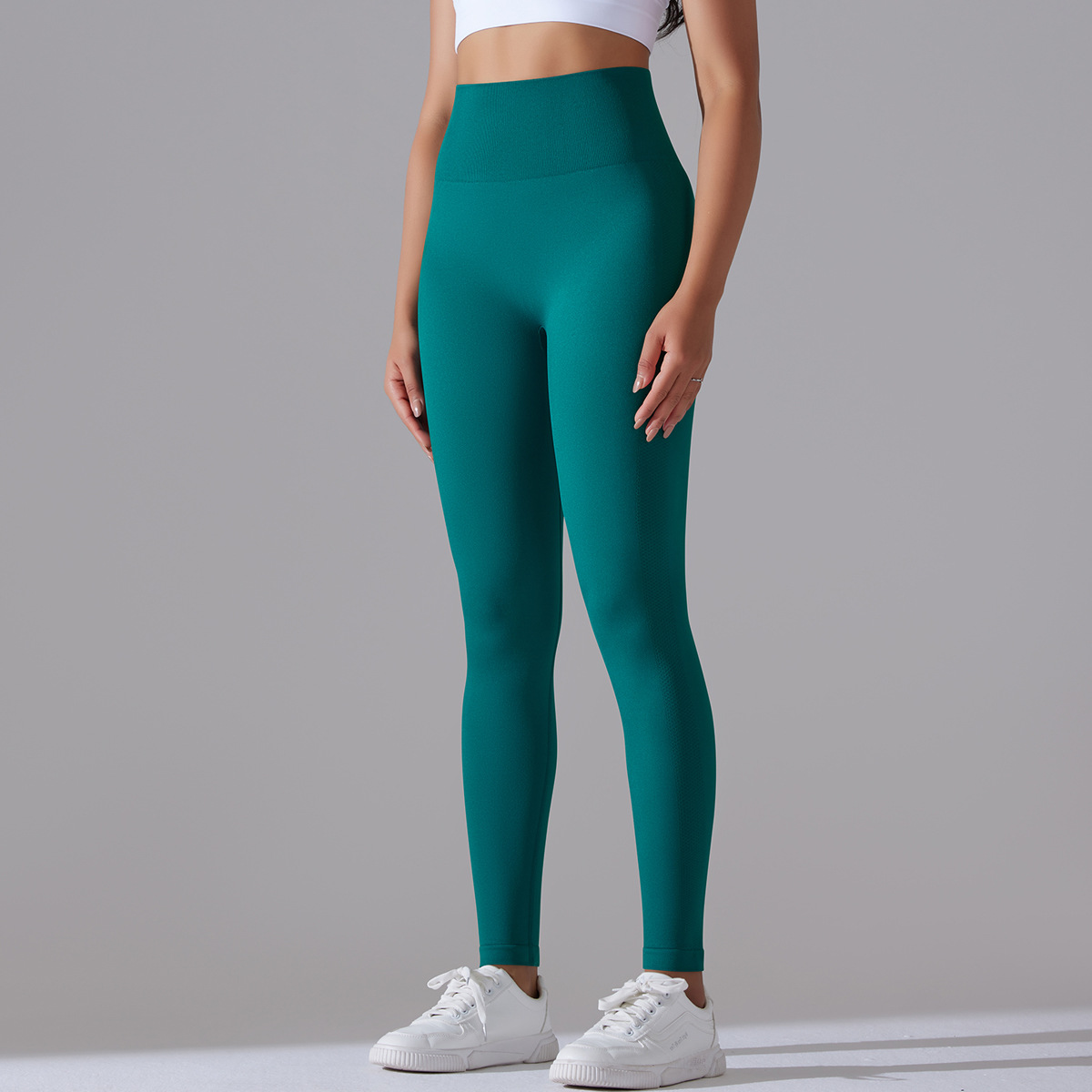 Modern Style Simple Style Solid Color Nylon Cotton Blend Active Bottoms Leggings display picture 41