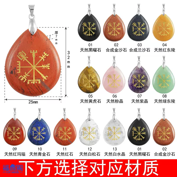 Viking Vegvisir Compass Keeper Pendant-A042