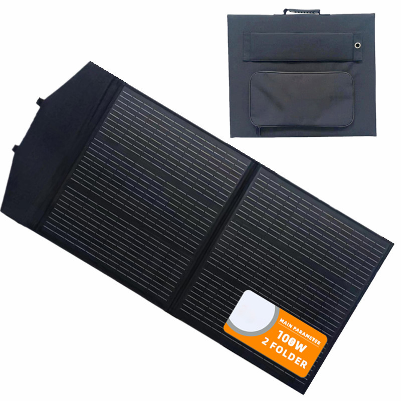 Bolsa solar plegable portátil de 100W/200W/300W/400W, cargador de coche, fuente de alimentación móvil, panel solar de carga.