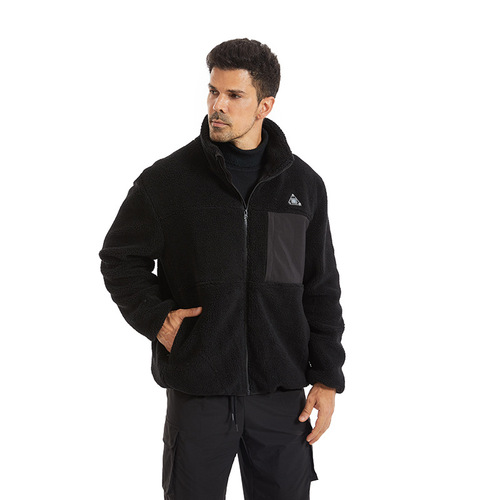 Exclusive Plush Fleece Heated Jacket with Collar, Four-Zone Heating Winter Warmth-Proof Cold-Proof Electric Heated Jacket