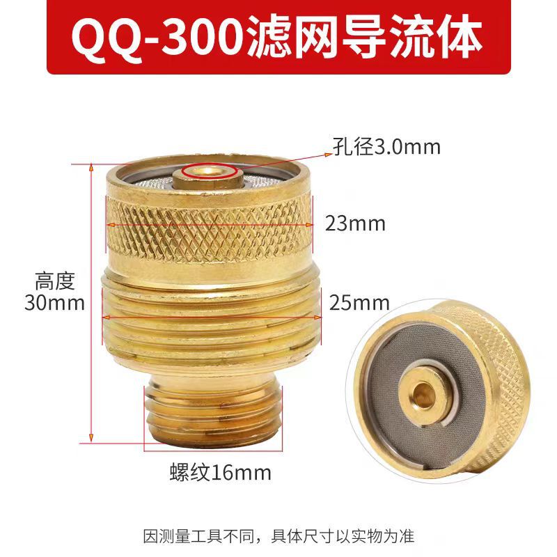 WP-17/18/26は、流体を導くためのフィルタースクリーンと、QQ150-1/QQ300磁器ノズル導流部品を組み合わせたものです。|undefined