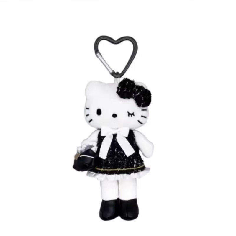 三里偶少女心長脚ユニコーン人魚貴婦人天使猫ぬいぐるみキーホルダー