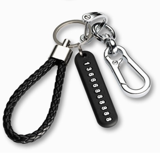 Car key anti-loss number tag, mobile phone anti-loss number, key anti-loss woven rope pendant keychain Car key anti-loss number tag, mobile phone anti-loss number, key anti-loss woven rope pendant keychain