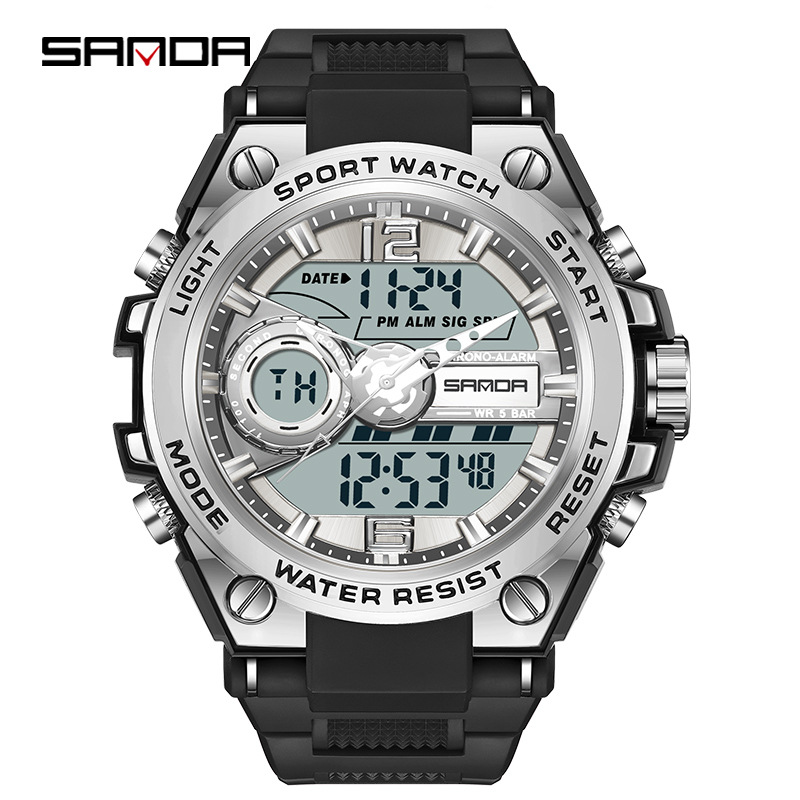 6092 고무 링 블랙 실버