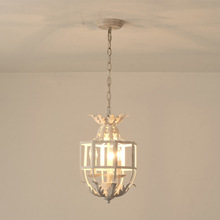 法式乡村鸟笼吊灯 美式复古创意餐厅灯设计师卧室主灯温馨浪漫