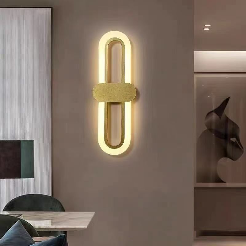 LED lámpara de pared sala de estar dormitorio pasillo lámpara de pared de escalera personalizada simple moderna creativa lámpara de cabecera