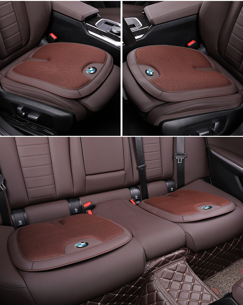 Suitable for BMW new 5 series 3 series 6GTX5X3 summer linen breathable cushion car honeycomb cushion for all seasons