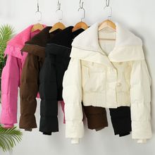 2023年新款棉服女冬季短款宽松韩版设计感棉衣小个子小众棉袄外套