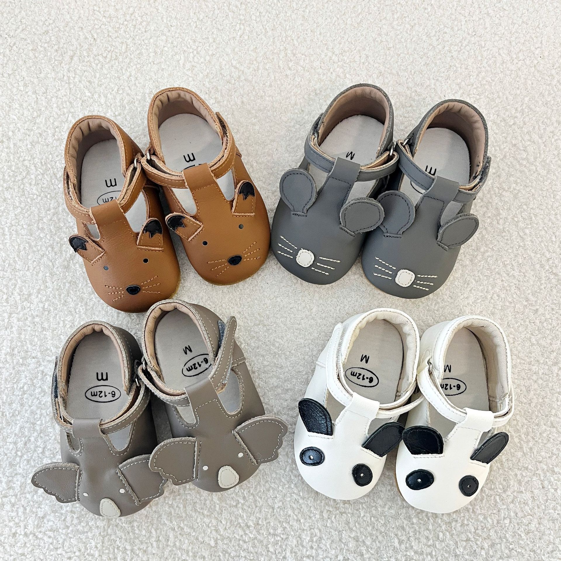 Factory direct sales cartoon cute boys and girls children's shoes spring and summer new baby shoes non-slip princess shoes soft bottom children
