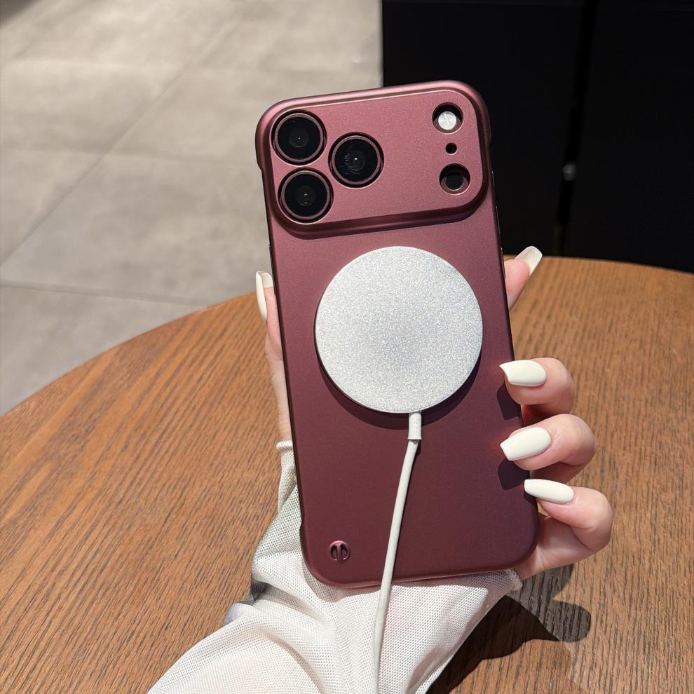 适用苹果18Pro手机壳iPhone17Promax高级感磁吸无边框车载保护16