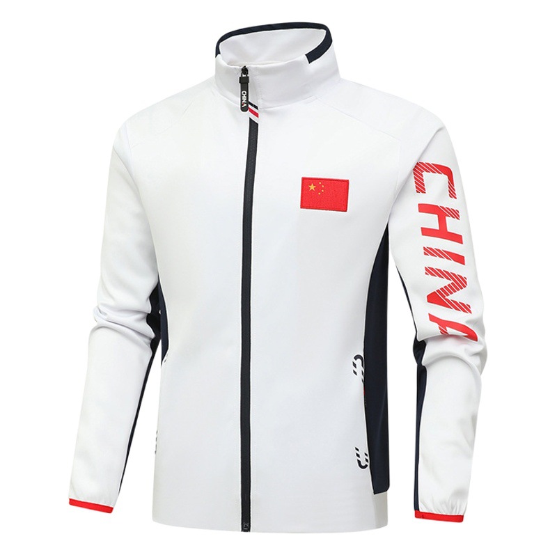 Spring and Autumn Chinese Team Training Uniforms, Physical Examination Uniforms, Men's and Women's Children's National Uniforms, Sports Jackets, Coach Uniforms, Martial Arts Uniforms, Award Uniforms