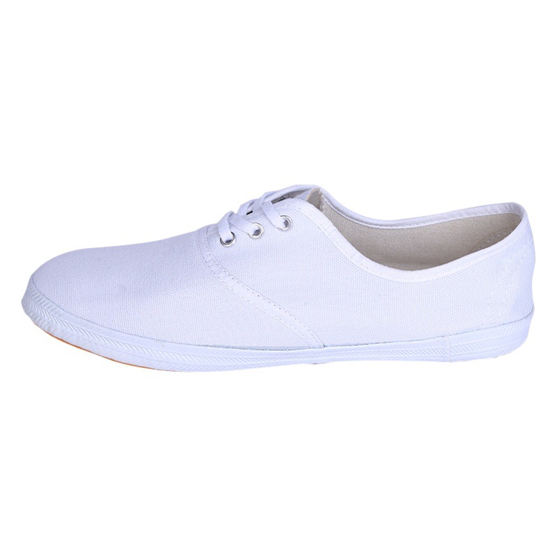 Factory wholesale white cloth shoes men's and women's white shoes school morning exercise martial arts white supplies white filial piety shoes workshop work shoes
