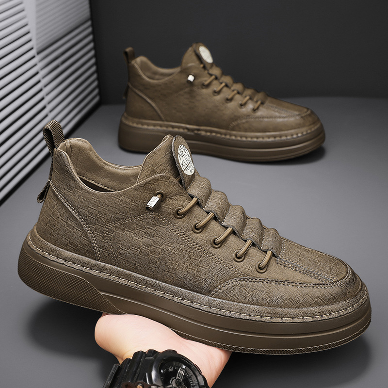 爆款男鞋时尚24秋男鞋软底运动休闲板鞋男款潮鞋百搭鞋子一件代发