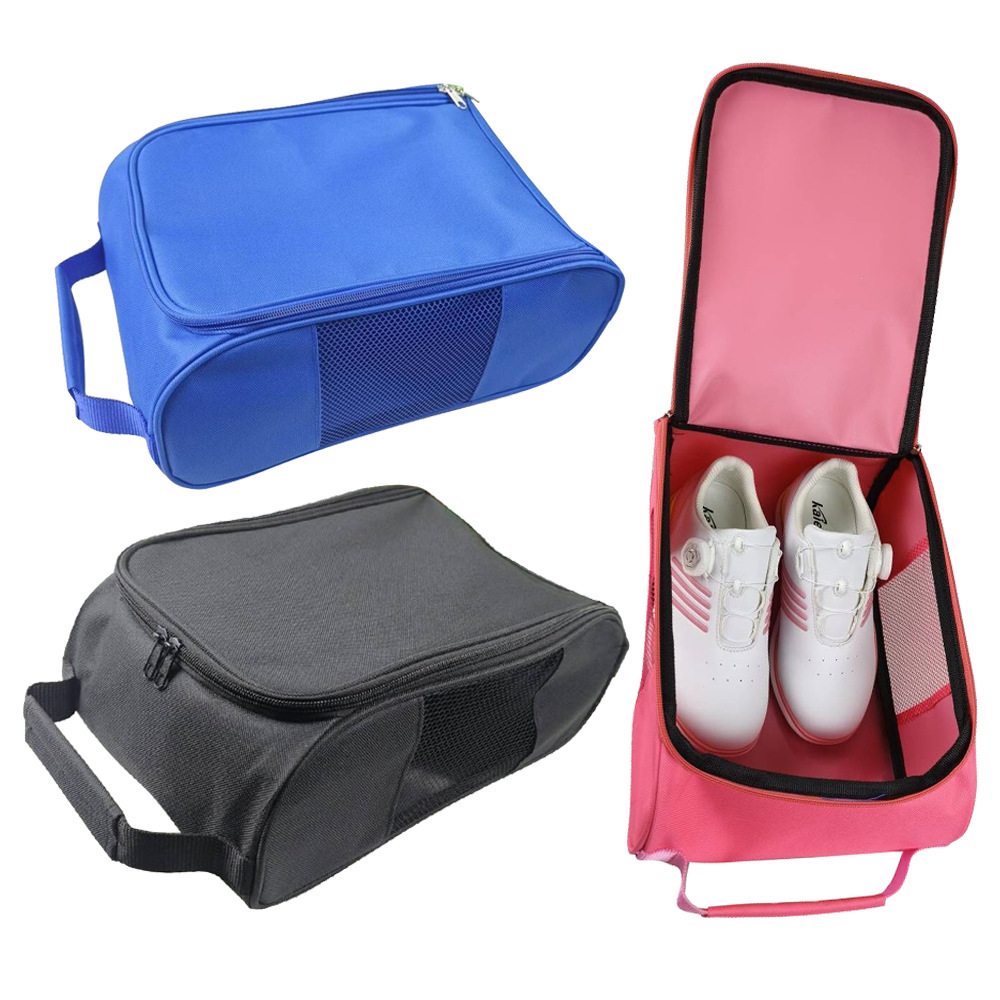 Bolsa de zapatos deportivos de golf para hombres y mujeres bolsa de zapatos bolsa de ropa conveniente resistente al desgaste transpirable al aire libre conveniente bolsa de almacenamiento