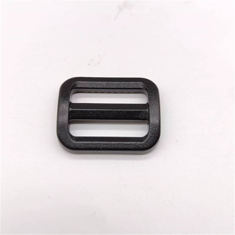Пластиковая Нескользящая японская Пряжка 20 мм, 6-точечная трехскоростная Регулировочная Пряжка, толстая закругленная угловая вытяжная сердцевина, японская Пряжка, e-образная скользящая пряжка