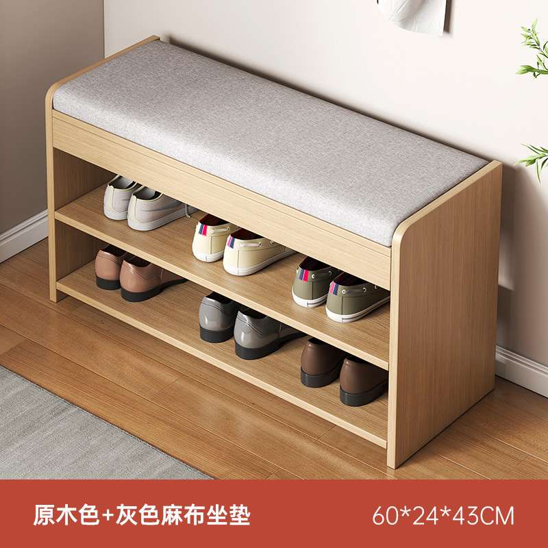 taburete de cambio de zapatos armario de almacenamiento de zapatos asiento taburete de puerta integrada puerta de entrada doméstica portable para sentarse en el soporte de zapatos de entrada taburete de zapatos