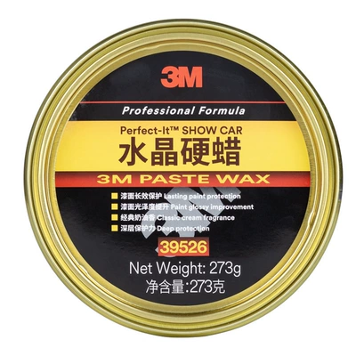 3m Car Wax Palm Wax Crystal Hard Wax Polishing Protection Car Maintenance Wax Black and White Car Waxing Coating Polishing (Car wax) - crystal-hard-wax-273g-39526