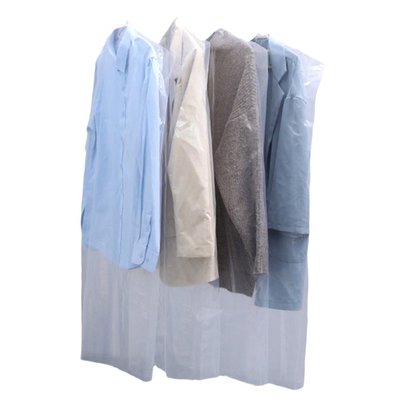 Shopping mall clothing store clothes packaging dry cleaning shop transparent dust cover disposable dust bag coat suit dust cover