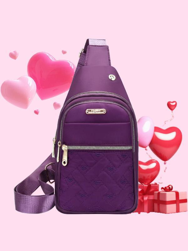 2025 New Cross-Border Dropshipping Summer Quilted Texture Zipper Waist Bag Designer Crossbody Bag