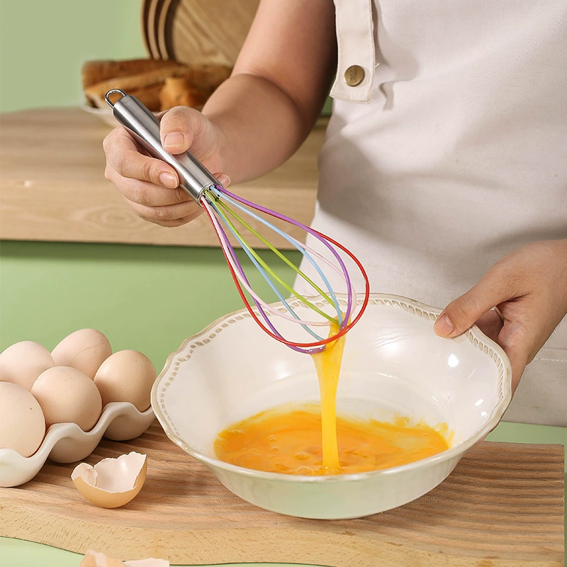Manual stainless steel handle Silicone cake cream cream baking tool baking tool