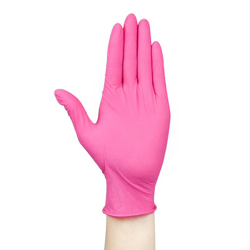 Foreign Trade Export Acid And Alkali Oil Resistant Food Grade Disposable Nitrile Gloves_voghion.com
