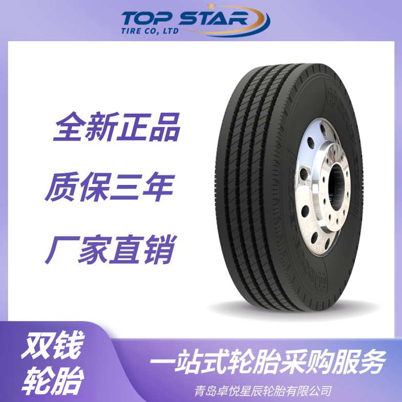 双钱轮胎DOULECOIN 315/80R22.5轮胎 RR208花纹 卡车客车货车轮胎